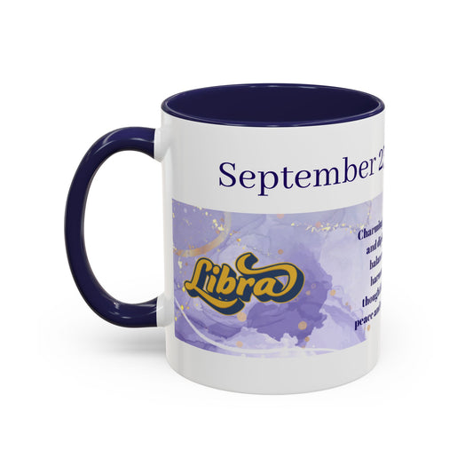 Libra Zodiac Coffee Mug – October 23–November 22 Birthday Gift