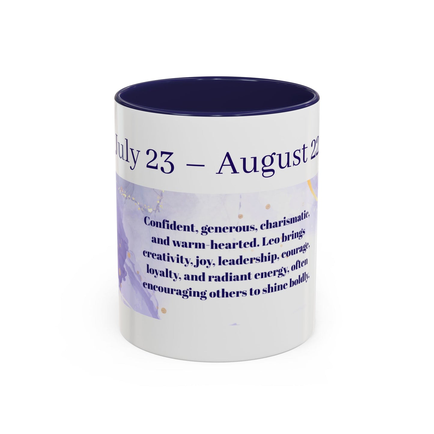 Leo Zodiac Coffee Mug — July 23–August 22 | Lion Horoscope Gift