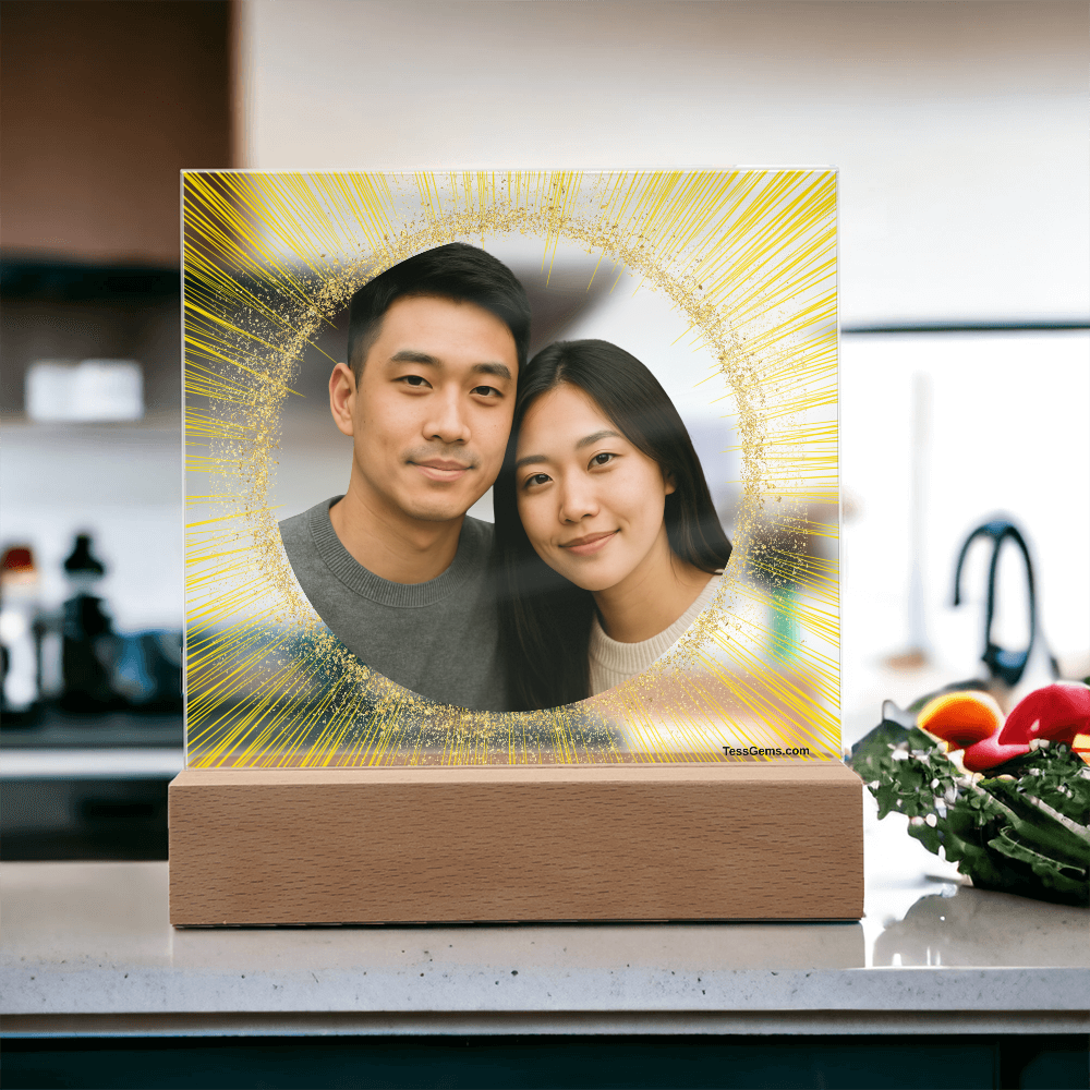 A Custom Art Light Stand - Your Personalized Picture turned into lighted Art. 2