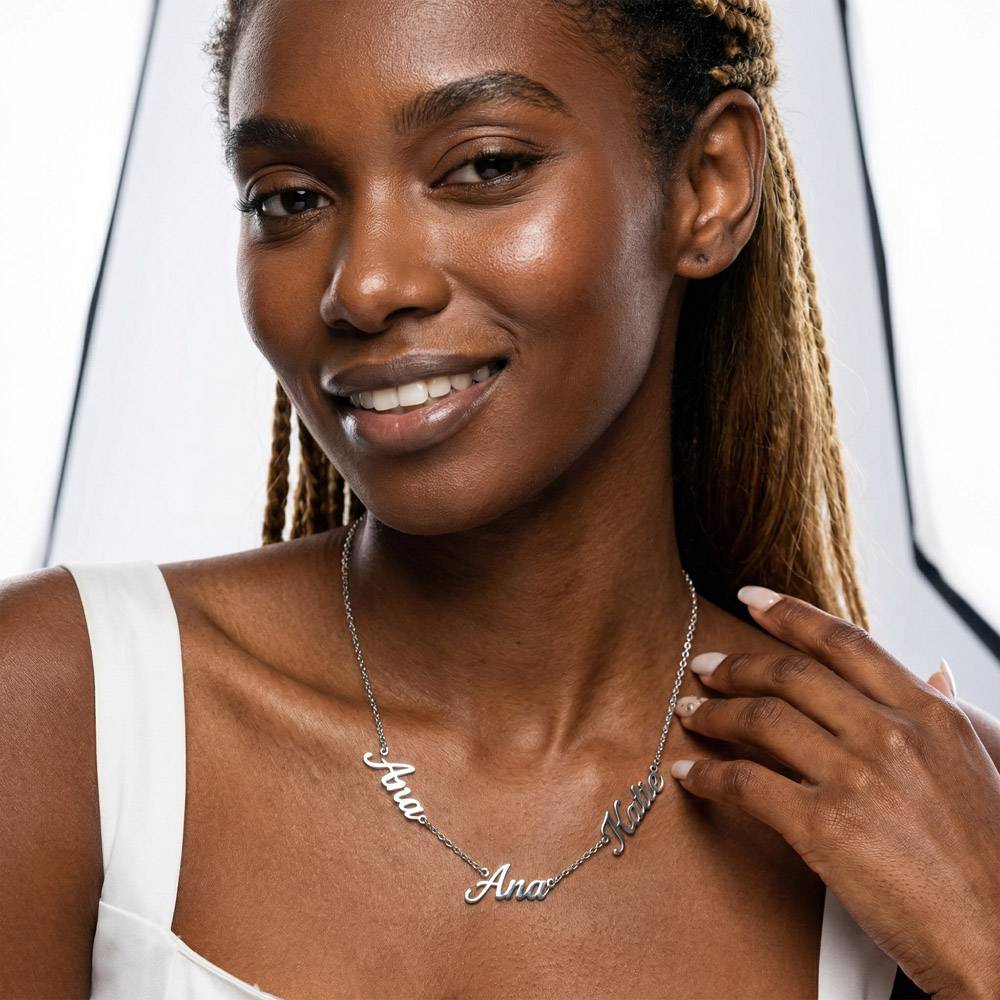 Custom Names Necklace 2 or 3 Names. Your choice of words or names