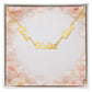 Custom Names Necklace 2 or 3 Names. Your choice of words or names