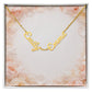 Custom Names Necklace 2 or 3 Names. Your choice of words or names