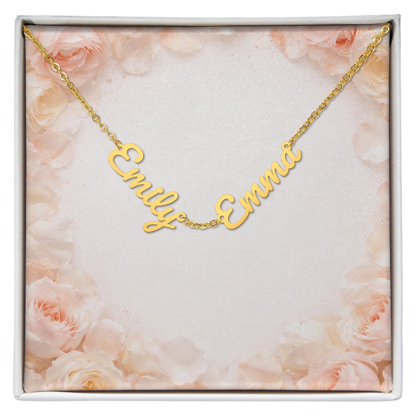 Custom Names Necklace 2 or 3 Names. Your choice of words or names
