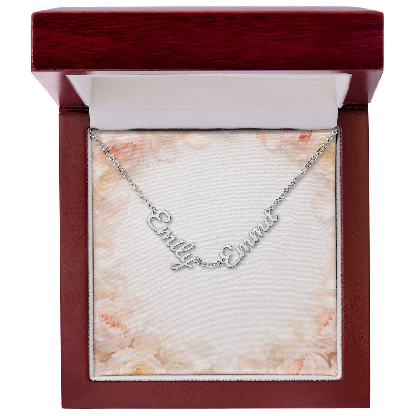 Custom Names Necklace 2 or 3 Names. Your choice of words or names