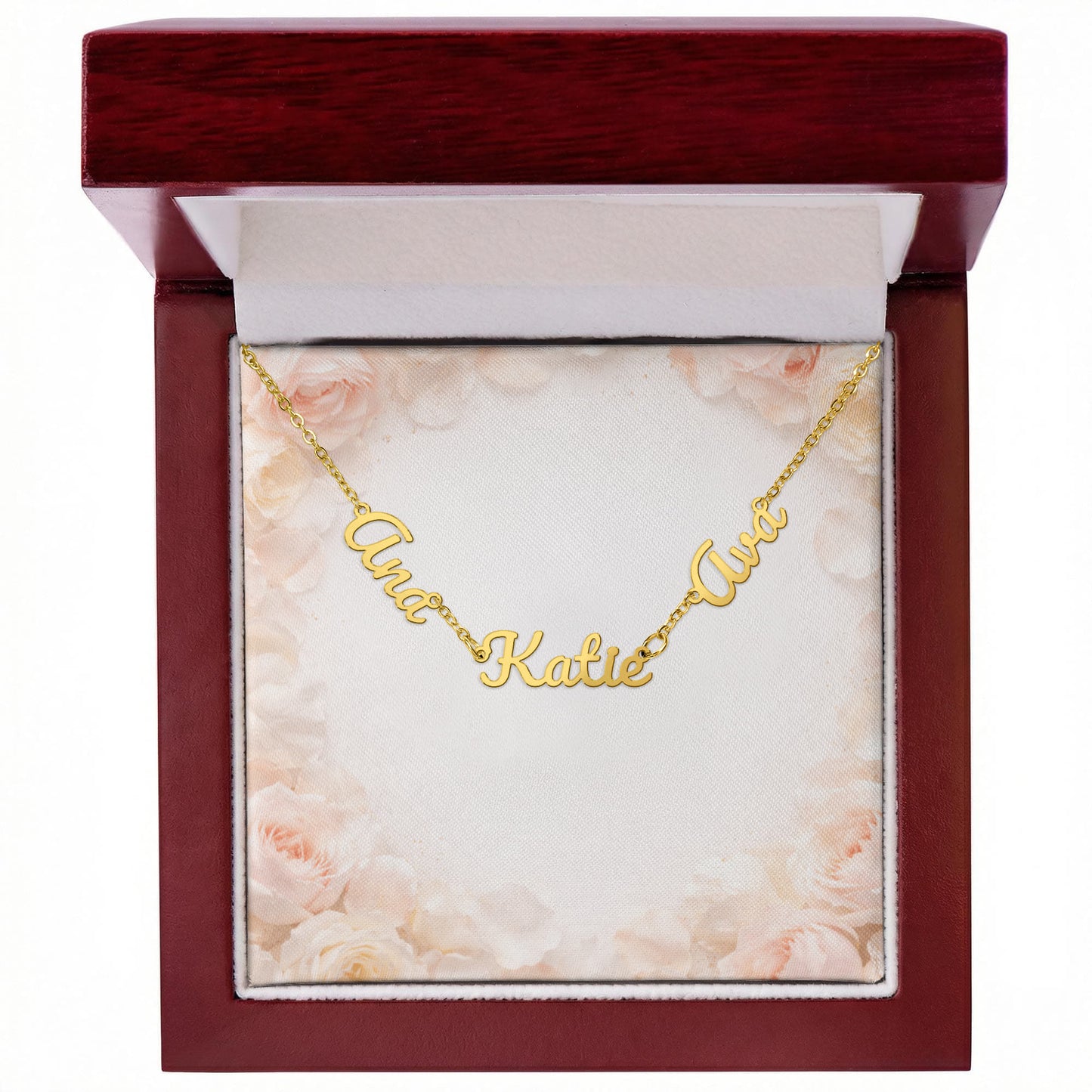 Custom Names Necklace 2 or 3 Names. Your choice of words or names