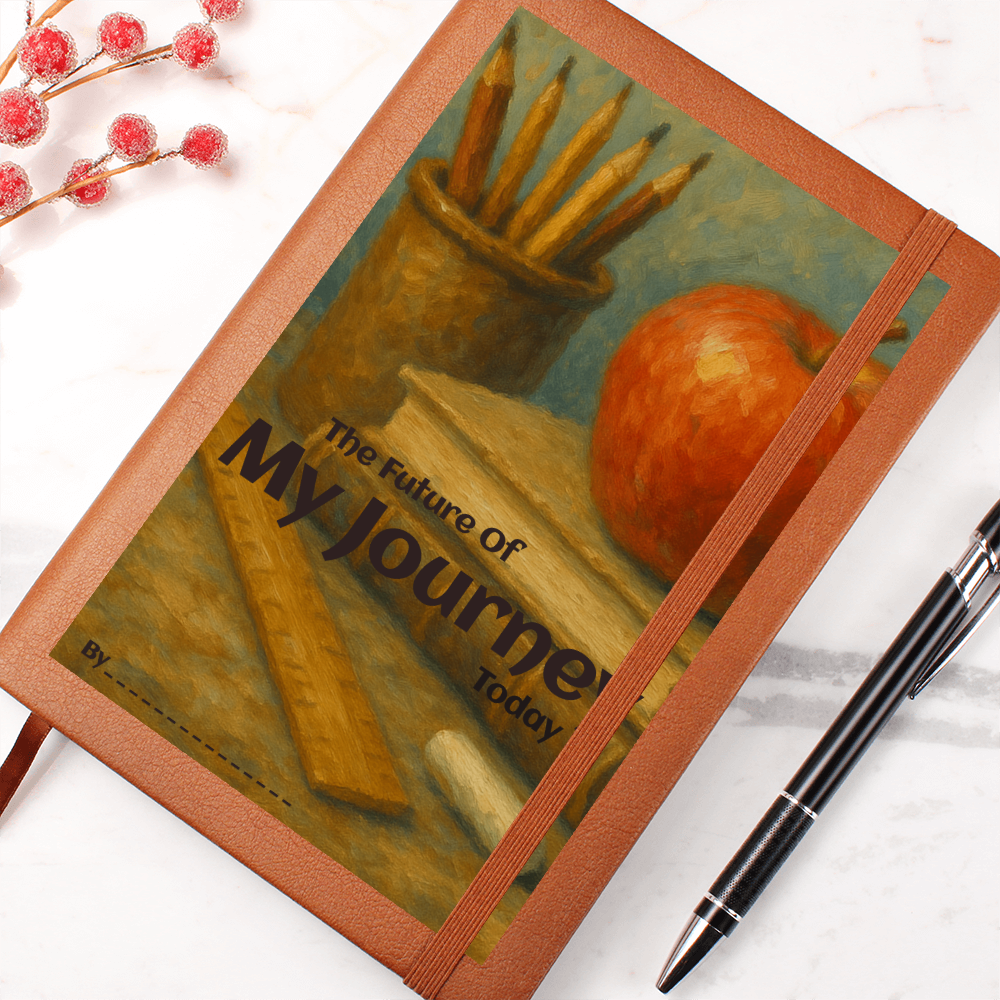 Journal.  Write it down and memorializing with this play on words classic, upscale style journal.  With a space to Author your name on the front.   Animal friendly cover with bond pages