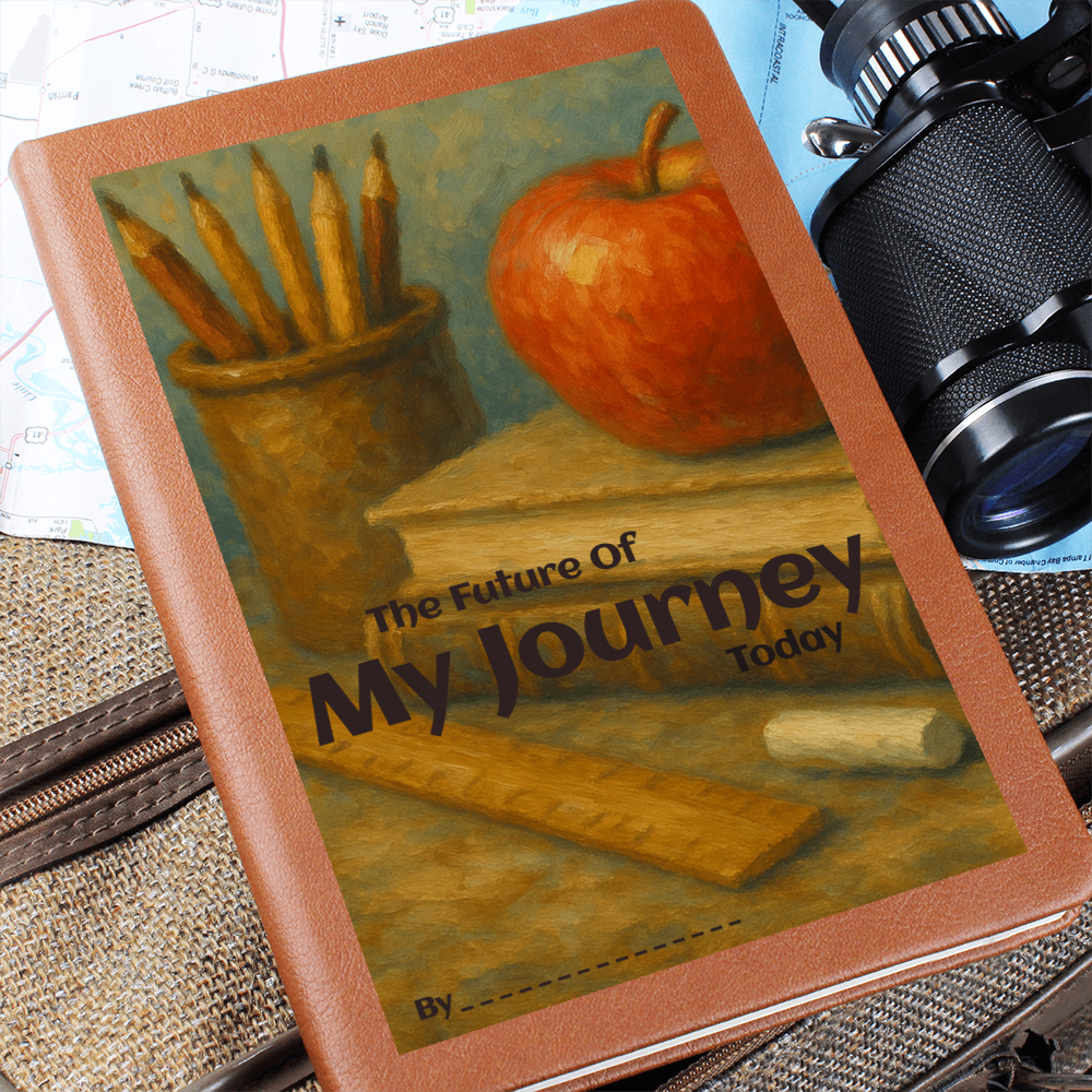 Journal.  Write it down and memorializing with this play on words classic, upscale style journal.  With a space to Author your name on the front.   Animal friendly cover with bond pages