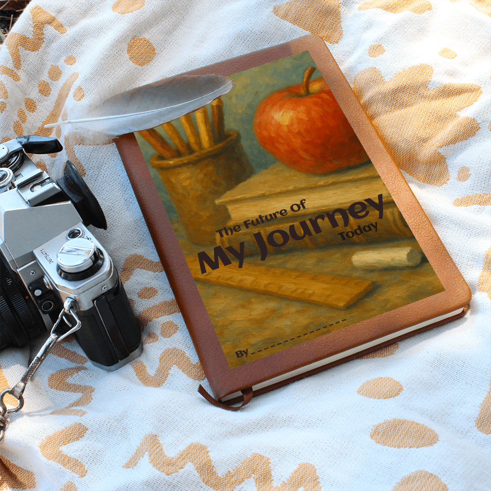 Journal.  Write it down and memorializing with this play on words classic, upscale style journal.  With a space to Author your name on the front.   Animal friendly cover with bond pages