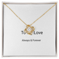 Love Knot Necklace – Symbol of Eternal Connection