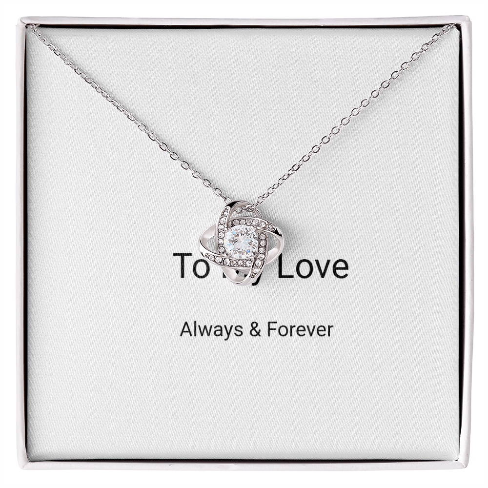 Love Knot Necklace – Symbol of Eternal Connection