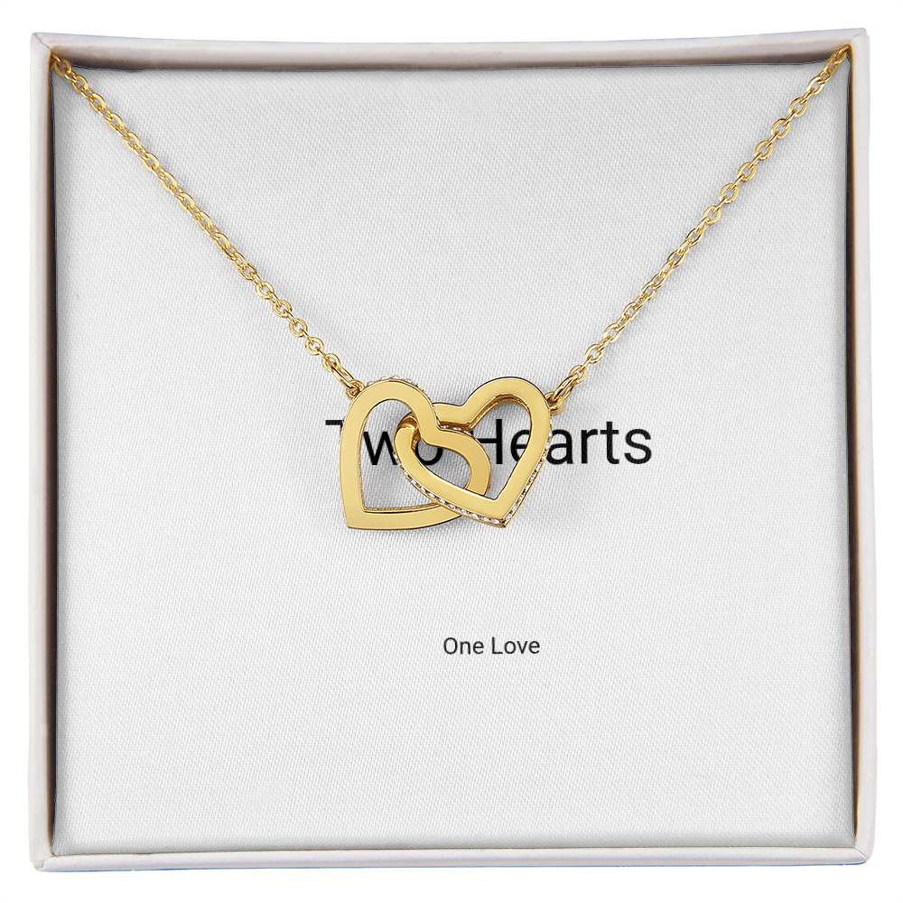 Interlocking Hearts Necklace – Two Hearts, One Love
