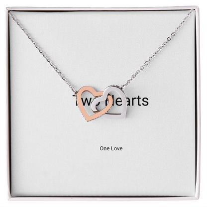 Interlocking Hearts Necklace – Two Hearts, One Love