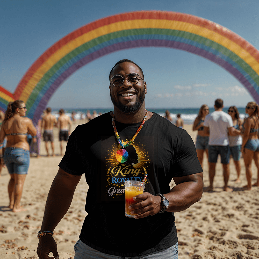 Ethnic King Royalty Dad - 100% Cotton T-shirt  Tee Shirt