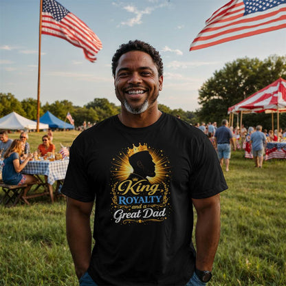 Ethnic King Royalty Dad - 100% Cotton T-shirt  Tee Shirt