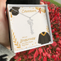Graduation Cap and Custom Name Necklace.  Nothing could be better! - Unisex  "Congrats, Life is an Adventure and A New Chapter Starts Now!"