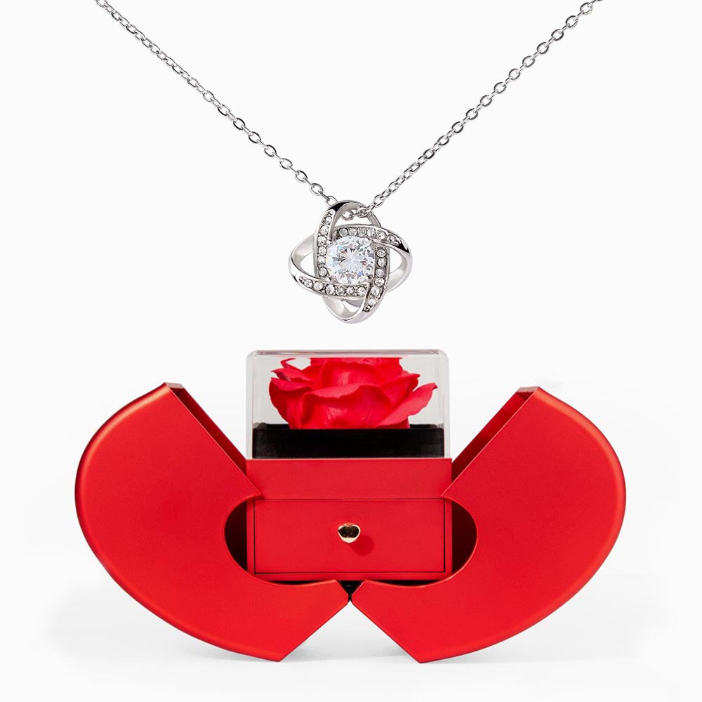 Give this Gorgeous necklace inside of a Unique Original Rose Gift box.