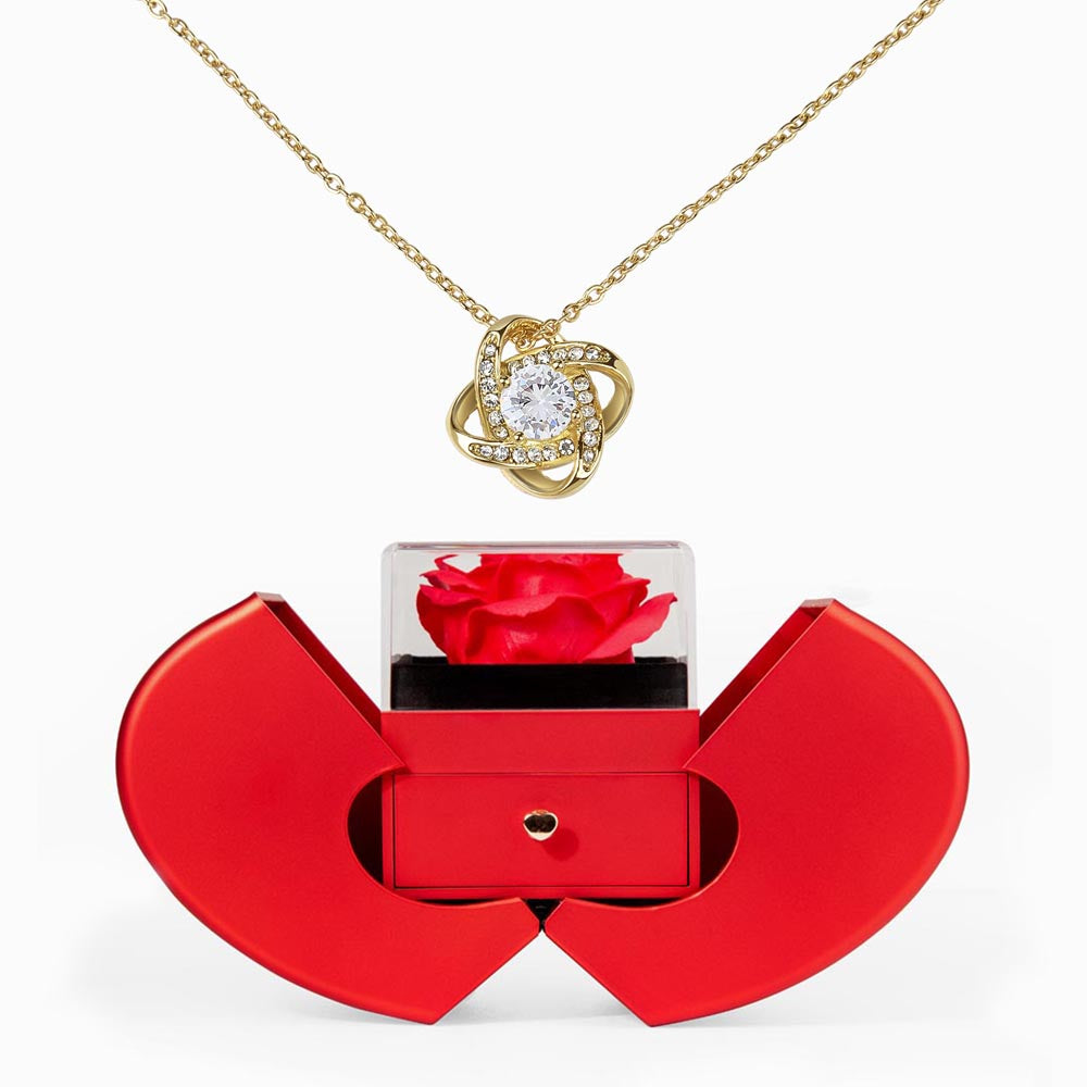 Give this Gorgeous necklace inside of a Unique Original Rose Gift box.